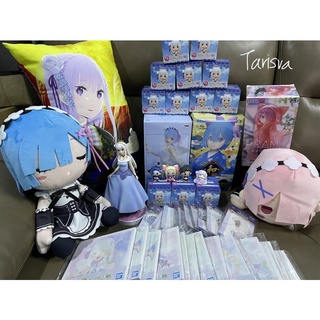 Re:Zero : Figure, Ichiban Kuji , F prize พกจ, E prize Canvas board พร้อมส่ง🎉