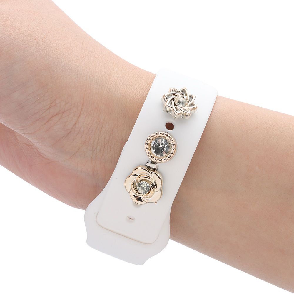 Suqi ใหม่ สายนาฬิกาข้อมือ ประดับเพชร ขนาดเล็ก หมุนได้ ของขวัญ สําหรับตกแต่ง
