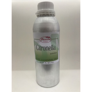 น้ำมันหอมระเหPanita น้ำมันหอมระเหยแท้ ตะไคร้หอม (Citronella Oil) ขนาด 500 cc ,1 kg