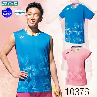 ใหม่ Yonex ผู้ชายแบดมินตันสวมเสื้อยืดชุดกีฬาฟิตเนสวิ่ง Sportwear Jersey England Open 10377