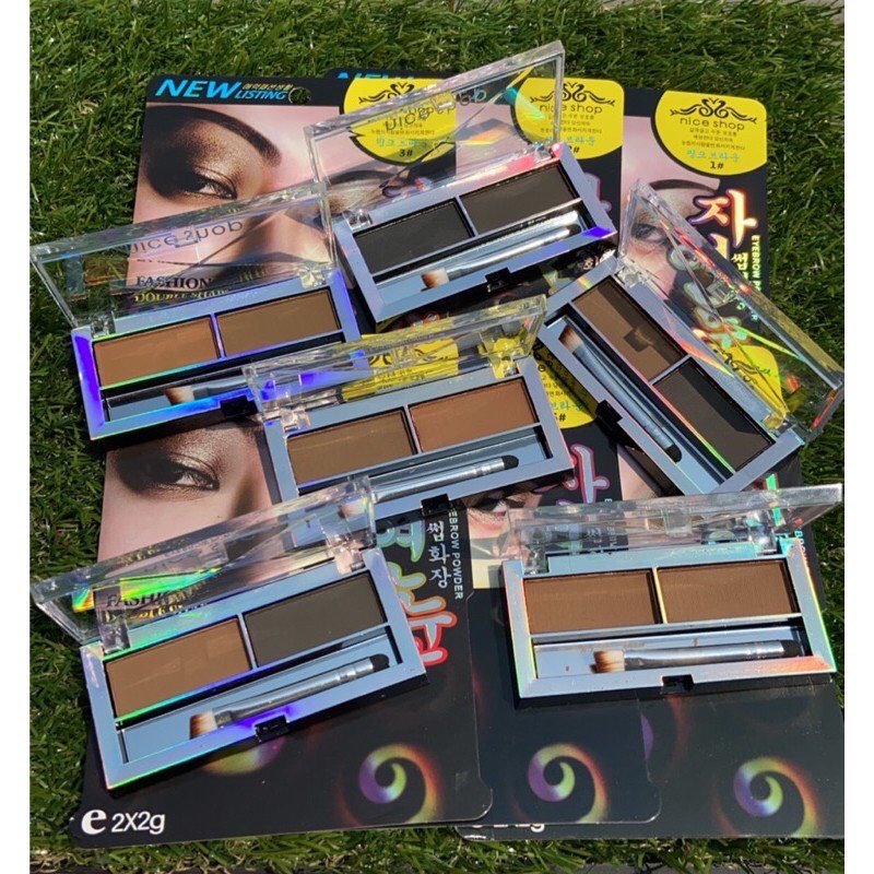 NE10404 ที่เขียนคิ้วแบบฝุ่น คิ้วฝุ่น NICE SHOP EYEBROW POWDER