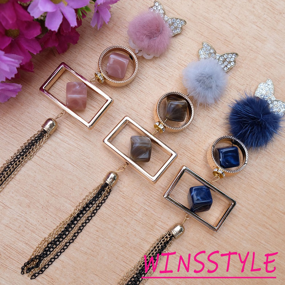 BDP00105 UNTAI LONG JURAI สร้อยคอ CHIN BROOCHES สีหลากหลาย CGWS