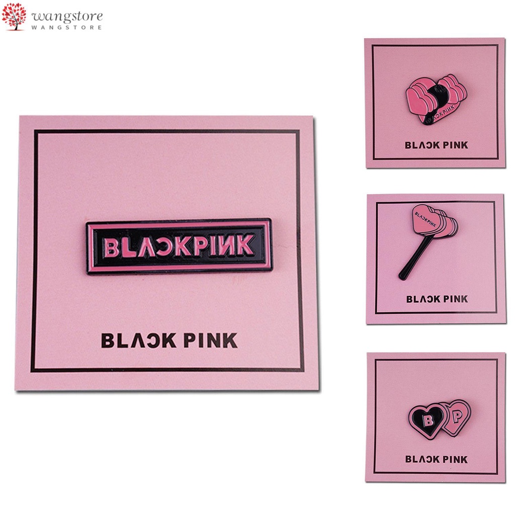 WANG Fans Gifts Metal Concert Live Enamel Pin BLACKPINK Brooch Clothing ...