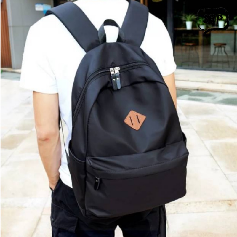 จัดส่งฟรี PREMIUM PLAIN BACKPACK STYLISH KOREAN SHOULDER BACKPACK สําหรับ SCHOOL, COLLEGE, งาน