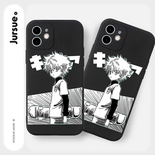 JURSUE เคสไอโฟน เคสซิลิโคนนุ่มขอบเหลี่ยมกันกระแทกการ์ตูนอนิเมะตลก เคสโทรศัพท์ Compatible for iPhone 17 Air 16 15 14 13 12 11 Pro Max SE 2020 X XR XS 8 7 Plus พลัส Y2139