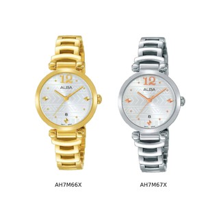 ALBA Fashion Quartz Ladies รุ่น AH7M66X, AH7M67X นาฬิกาข้อมือผู้หญิง สายสแตนเลส