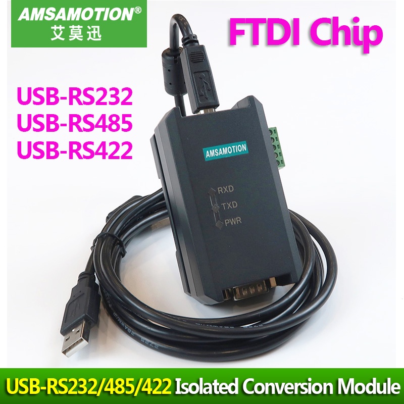 SZ เกรดอุตสาหกรรม USB-RS485 USB-RS422 USB-RS232 FTDI ชิปแยกโมดูลแปลง USB TO RS232/42/485 แยกแม่เหล็ก