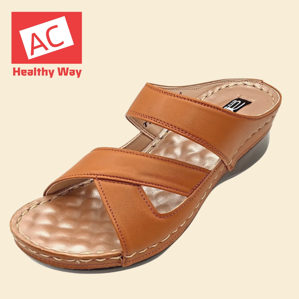 SSS NANA6 (36-41) รองเท้าแตะเพื่อสุขภาพผู้หญิง แบบสวม รัดส้น ใส่สบาย กันลื่น เหมาะเป็นของขวัญให้คุณแม่