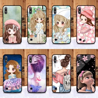 เคส Samsung A10 / M10 ใช้เคสเดียวกัน ลายการ์ตูนผู้หญิง ขอบนิ่มหลังแข็ง เคสมือถือ เคสโทรศัพท์ Case เคส TPU ขอบนิ่ม