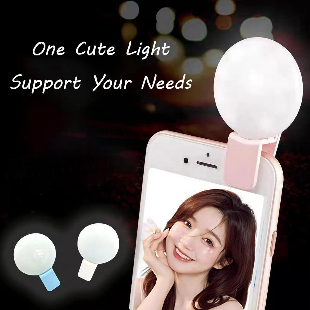 Ortable ไฟวงแหวนเซลฟี่, ไฟวงกลม LED 2 การติดตั้งบนโทรศัพท์, ไฟวงแหวนโทรศัพท์ขนาดเล็กสําหรับซูม, เวเท็กซ์, ทีม, TikTok, แต่งหน้า, สตรีมสด