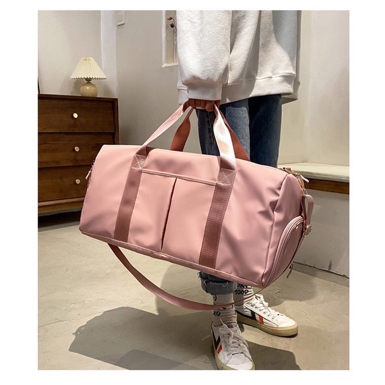 🌸 กระเป๋าสำหรับเดินทาง กระเป๋าใส่เสื้อผ้า🌸ใส่รองเท้าได้ ถือง่าย น้ำหนักเบา