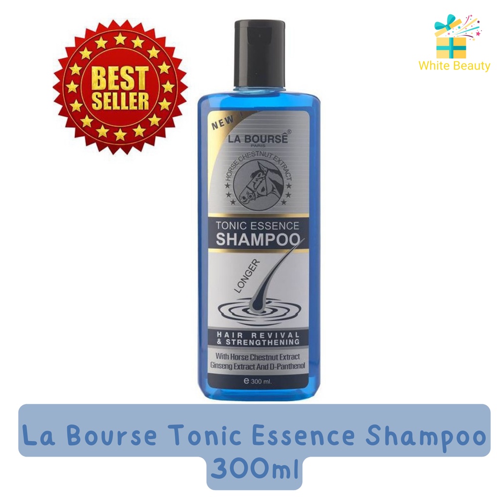La Bourse Tonic Essence Shampoo 300ml ลาบูสส์ โทนิค เอสเซ้นส์ แชมพู แชมพูเร่งผมยาว 300 มล.