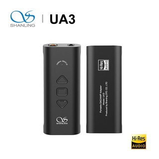 Shanling UA3 เครื่องขยายเสียงหูฟัง USB DAC AMP AKM AK4493SEQ Type-C เป็น 3.5 4.4 มม. PCM768 DSD512