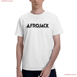 แฟชั่นที่กำหนดเอง เสื้อยืดชาย DJ Disc Jockey ดีเจ ดนตรี Afrojack Symbols Tshirts Mens Basic Short Sleeve T-Shirt เสื้อย