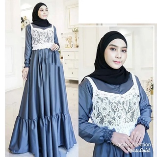 Juwita SET MAXI IK Material ITY CRAPE MIX CORNELI ชุดเดรส Gamis ไวรัสล่าสุด สําหรับผู้หญิง Gamis Vest