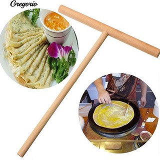 Gregorio Crepe Maker แพนเค้ก Batter ไม้ Spreader ชุดครัวบ้าน Kit ชุด DIY