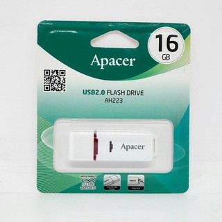 แฟลช์ไดรฟ์ Apacer AH223 ความจุ 16GB พร้อมห่วงสำหรับร้อยสายคล้อง