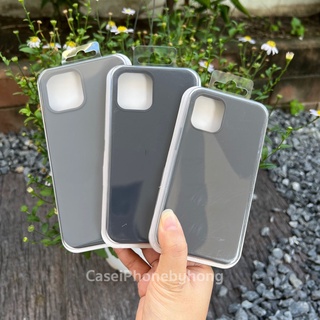 🔥เคสกำมะหยี่มีโลโก้ สีเทาเข้ม ใช้สำหรับเคสมือถือ i14 mini Pro Promax,7 8 plus,SE2,X XR XSmax,11 Pro Max,12 mini Pro Max🔥