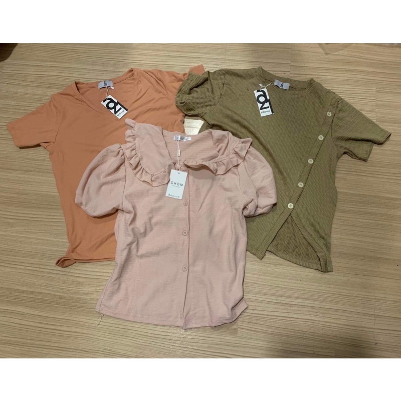 เสื้อยืด งานป้าย CHOM,A21SHOP