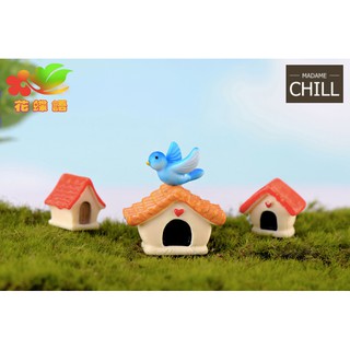 [MC141] ตุ๊กตุ่นจิ๋ว ของตกแต่งจิ๋ว บ้าน โคมไฟ นก 🏠🏮🐦 (1 ตัว ราคา 8, 16 บาท)