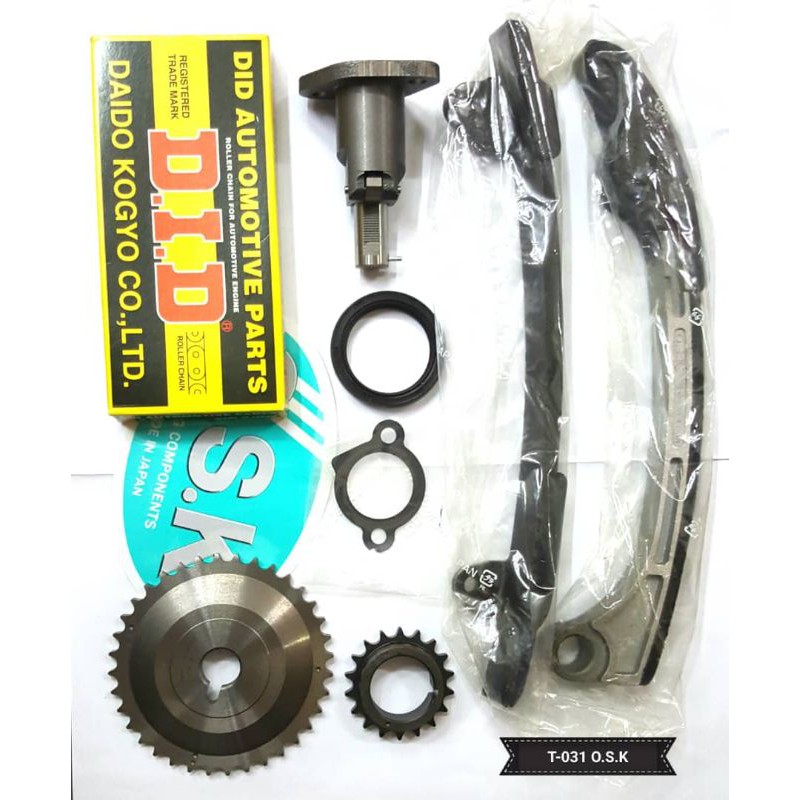 ชุดโซ่ไทม์มิ่ง Toyota Wish, Rav4, Camry 2.4 OSK (1az,2az,-Fe)