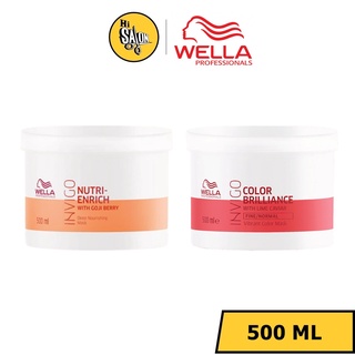 Wella INVIGO Color Brilliance mask / Wella Invigo Nutri-enrich mask เวลล่า อินวิโก้ คัลเลอร์ / นูทริ-เอ็นริช มาสก์ 500มล