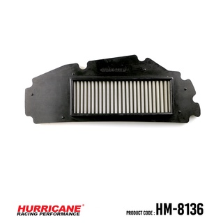 HURRICANE กรองอากาศสแตน , ผ้าแดง Keeway JOYMAX 125, 250, 300 HM-8136