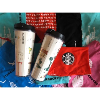 *** New &amp; Special *** Starbucks tumblers with Bangkok &amp; Phuket relief - 16oz ***