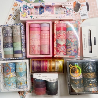 รวม Masking Tape Box เทปกล่องลายสวยๆ พร้อมส่ง