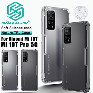 Nillkin TPU เคส สําหรับ Xiaomi Mi 10T / Redmi Note 10 4G / 10 pro Max / Poco X3 pro / X3 NFC / F3 เคสใส ด้านหลัง