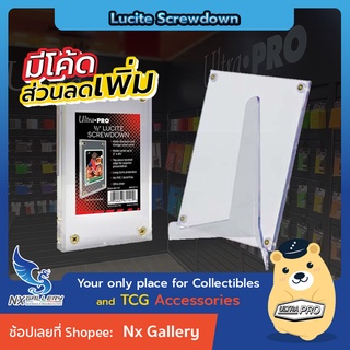 [Ultra Pro] 1/2" Lucite Screwdown &amp; Stand  - เคสและที่ตั้งโชว์อย่างดี (สำหรับ การ์ดไอดอล เกาหลี / โปเกมอนการ์ด / MTG)