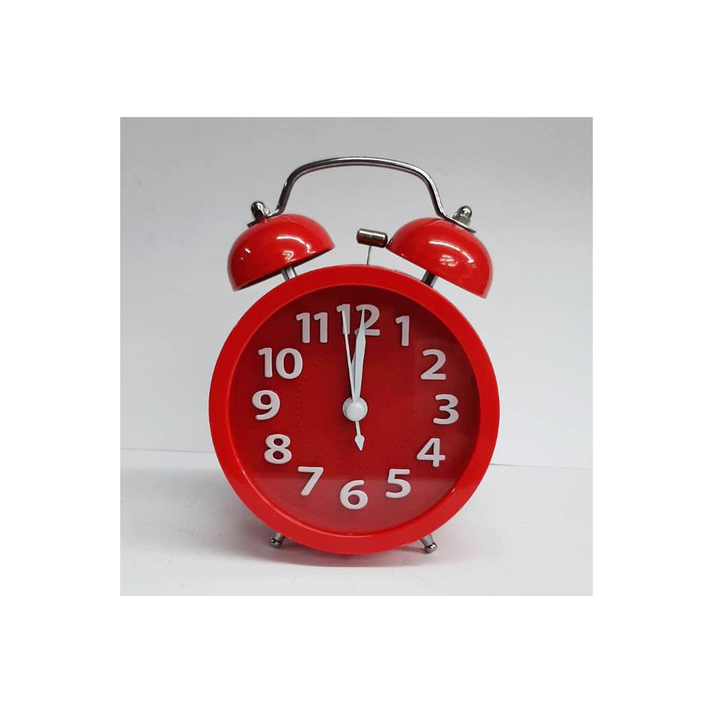 นาฬิกาปลุก ตั้งโต๊ะ เสียงกระดิ่ง รุ่น คลาสสิก สไตล์วินเทจ Alarm clock #610D ราคาถูก Shopee Lazada