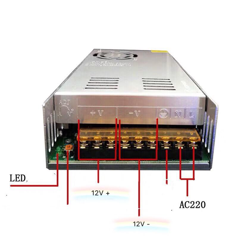 สวิทชิ่ง หม้อแปลงไฟฟ้า 30A 360W Switching Power Supply สวิทชิ่ง เพาวเวอร์ ซัพพลาย 12V