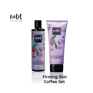 LALIL Firming Skin Coffee Set (Espresso Shower Gel &amp; Coffee Scrub)