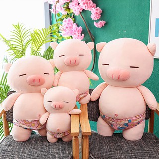 [สินค้าพร้อมส่ง] ตุ๊กตาน้องหมู ขนาด ตุ๊กตาหมูนิ่ม 25/40/ 50/ 60 ซม.