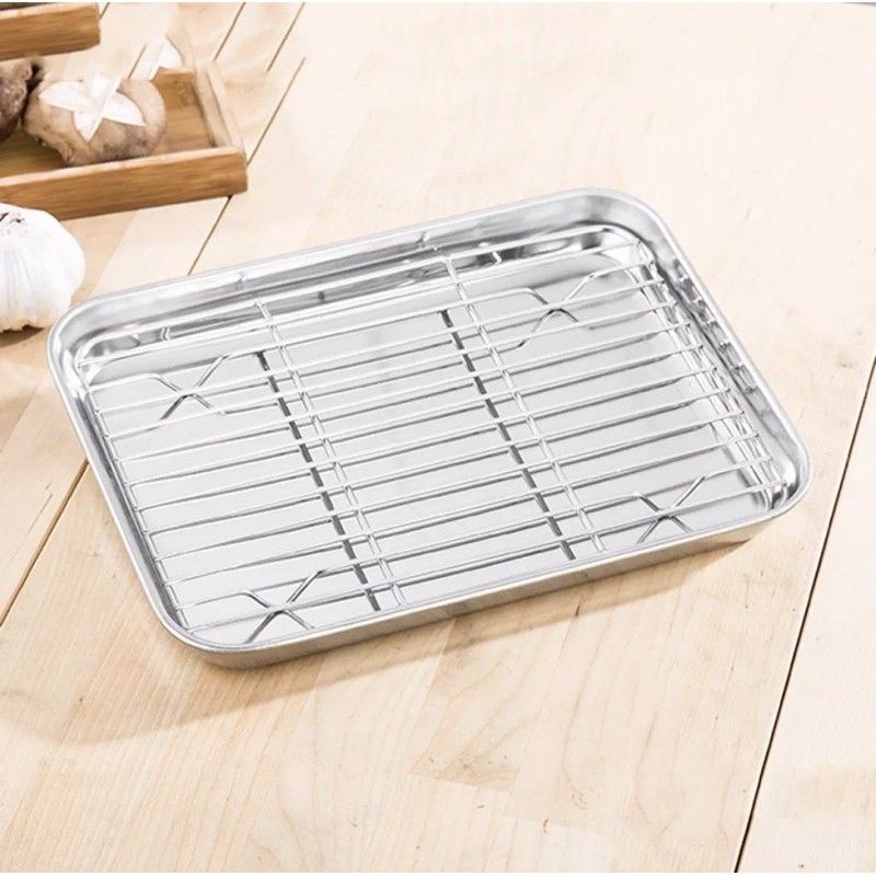 Balmuda baking tray 304แท้ ถาด+ตะแกรง