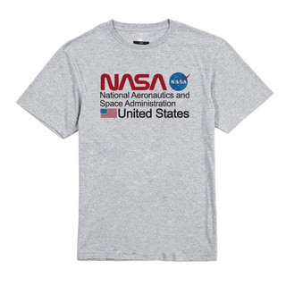 ผ้าฝ้าย 100%เสื้อยืด คอกลม nasa t shirt เสื้อแฟชั่น แนวสตรีท 001 ผ้า cotton 100% เกรดพรีเมียมS-3XL