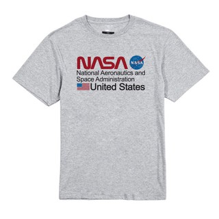 ผ้าฝ้าย 100%เสื้อยืด คอกลม nasa t shirt เสื้อแฟชั่น แนวสตรีท 001 ผ้า cotton 100% เกรดพรีเมียมS-3XL