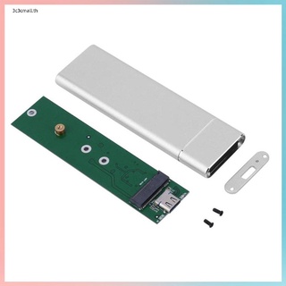 กล่องฮาร์ดดิสก์ไดรฟ์ Usb 3.1 Type-C เป็น NGFF B Key Box M.2 SSD เป็น Type C