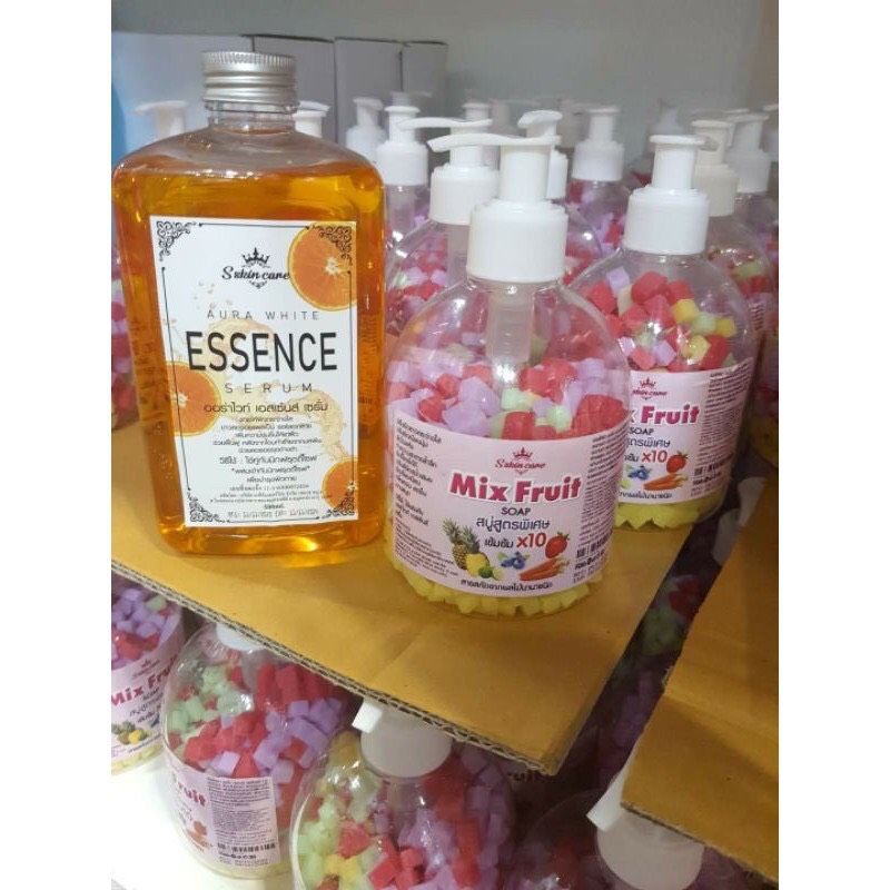 Mix Fruit soap สบู่สูตรพิเศษเข้มข้น ×10