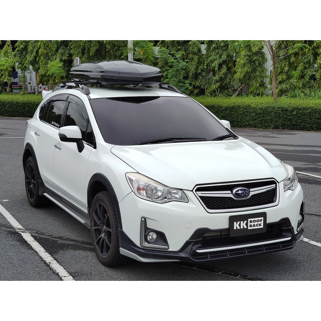 Roofbox KK กล่องหลังคา แร็คหลังคา Subaru XV ของใหม่ ไม่เจาะหลังคา กล่องสัมภาระ กล่อง Rooftop [F0-0S]