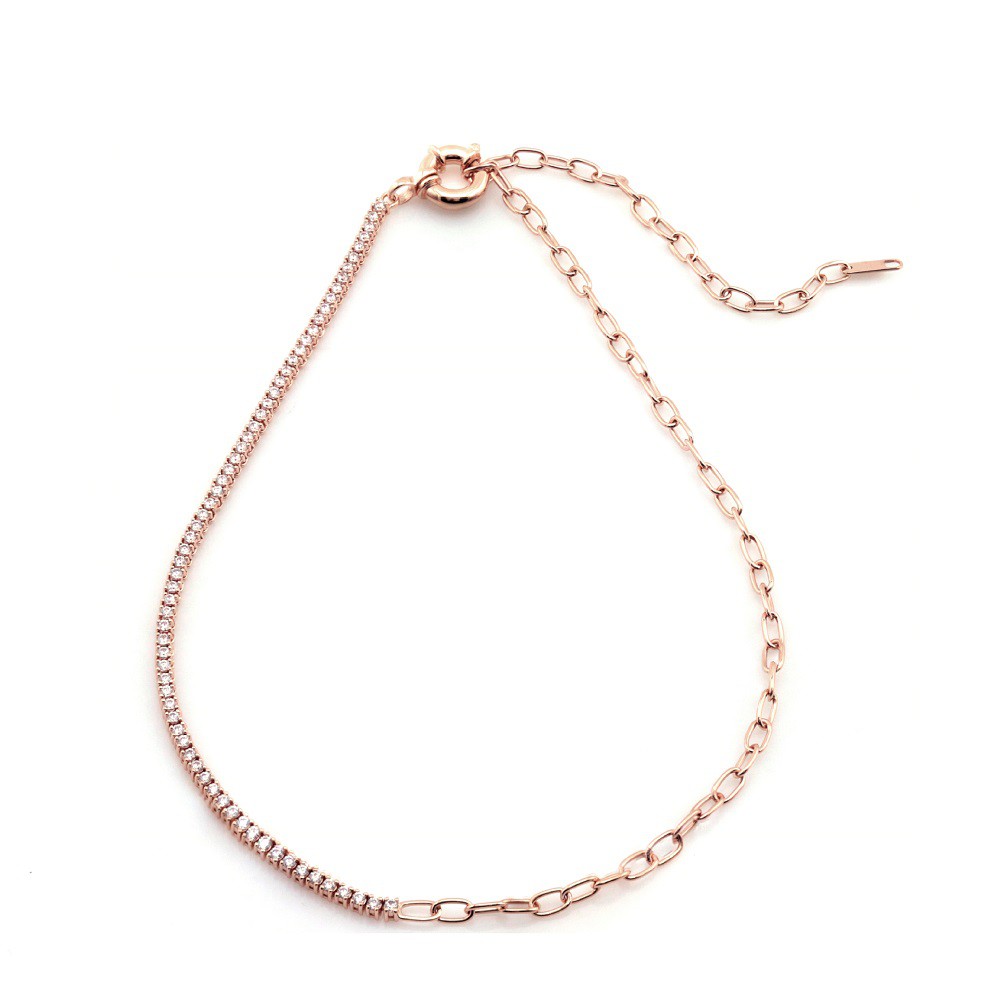 [Clearance] Jewellista สร้อยคอ Charna เงินแท้ 925 ประดับพลอย CZ