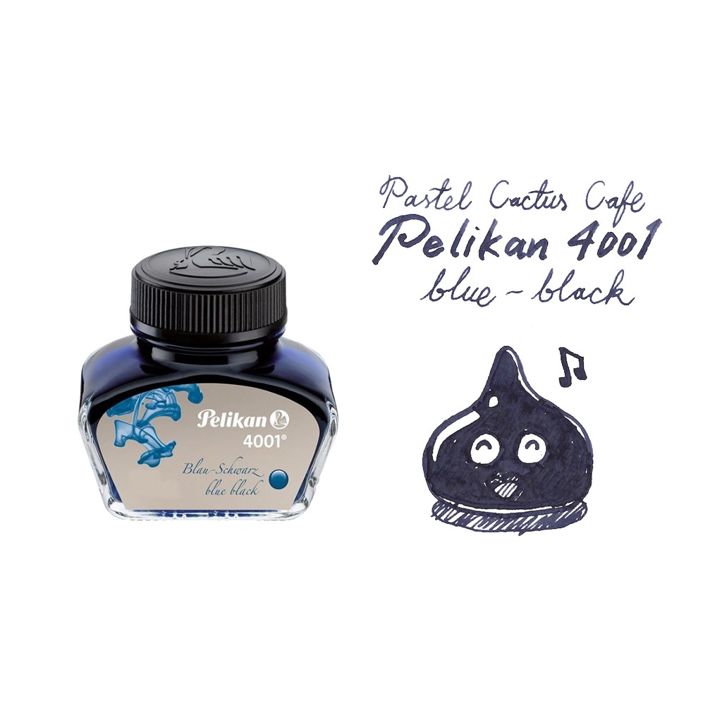 Pelikan Ink 4001 [Blue-Black น้ำเงินดำ] for Fountain Pen น้ำหมึกสำหรับปากกาหมึกซึมพีลีแกน รุ่น 4001 Made in Germany