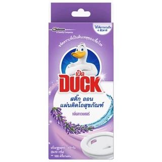 เป็ดสติ๊ก ออน เจลดับกลิ่น โถสุขภัณฑ์ กลิ่นลาเวนเดอร์ 30 กรัม Duck Stick On Toilet Gel Cleaner Lavender 30g