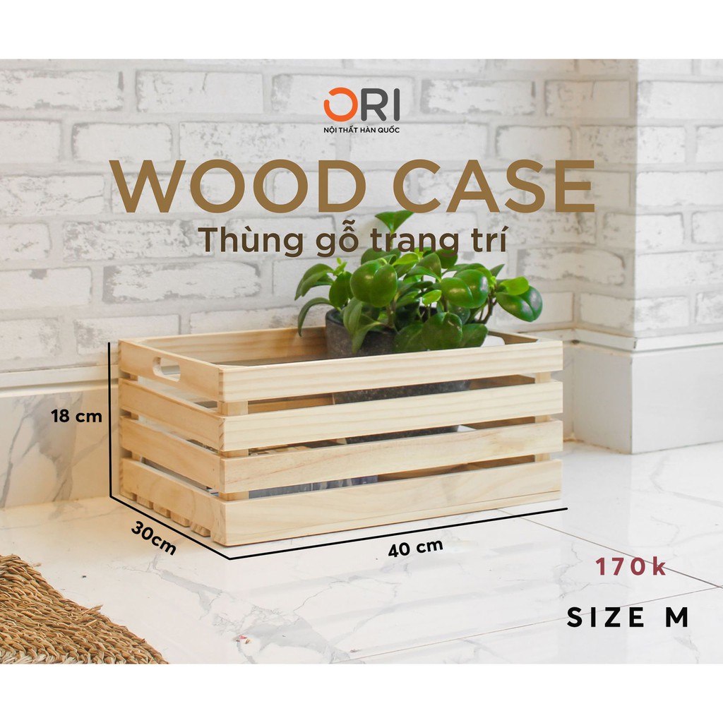 DECORATIVE WOODEN PALLET BOX สําหรับเกาหลี EXPORT - SMALL BAR WOOD CASE - ORI KOREAN FURNITURE