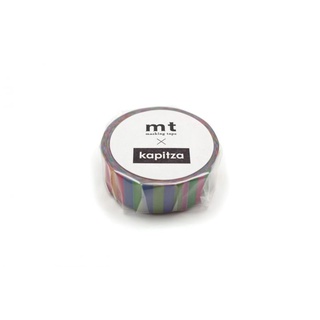 mt masking tape Kapitza Candy Stripe (MTKAPI08) / เทปตกแต่งวาชิ ลาย Kapitza Candy Stripe ประเทศญี่ปุ่น