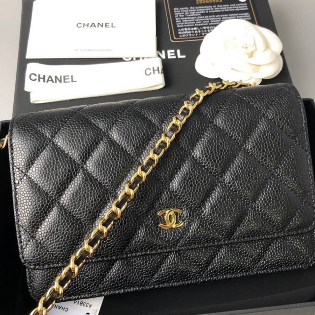 ✨✨RE-STOCK✨✨ Chanel Woc(Wallet on Chain) **ภาพถ่ายจากสินค้าจริง💯%