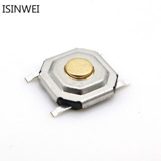 100PCS 4*4*1.5 Momentary Type Tactile Push Button Switch 4 Pin SMD Surface Mount 5x5x1.5mm 4x4x1.5 Waterproof