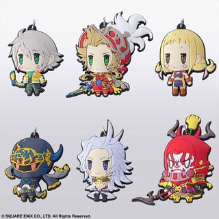 [แท้/ไม่มีกล่อง] Final Fantasy Trading Rubber Strap Vol.5 พวงกุญแจการ์ตูน ไฟนอลแฟนตาซี งานแท้จากญี่ปุ่น