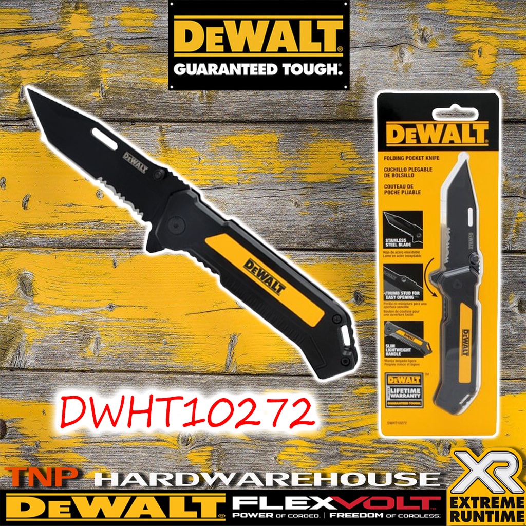 DeWALT Folding Pocket Knife Review DWHT 10272, 57 OFF